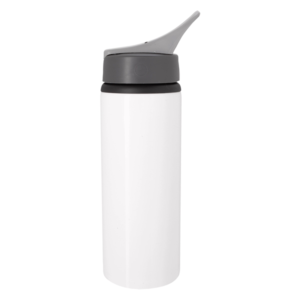 White color option for 25 Oz. Easy Drinking  Aluminum Bike Bottle