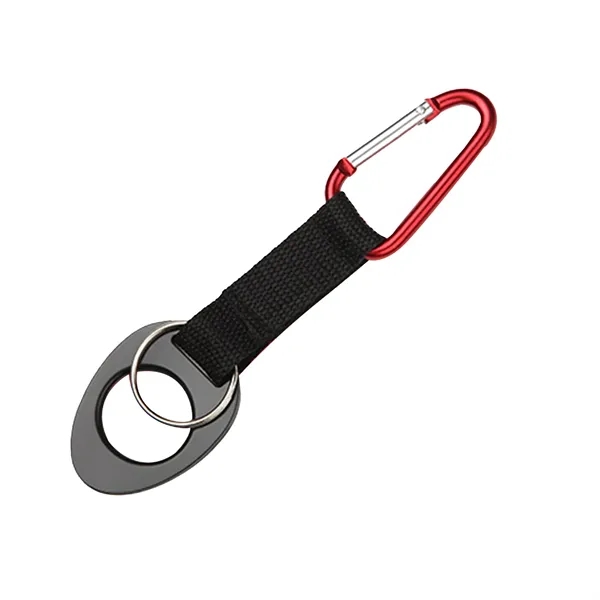 Dark Gray color option for Water Bottle Holder With Carabiner Keychain