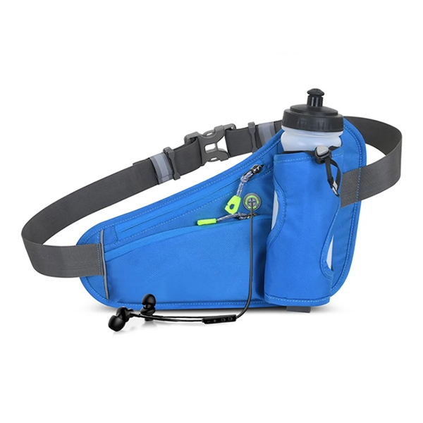 Blue color option for Sport Fanny Pack With Water Bottle Holder