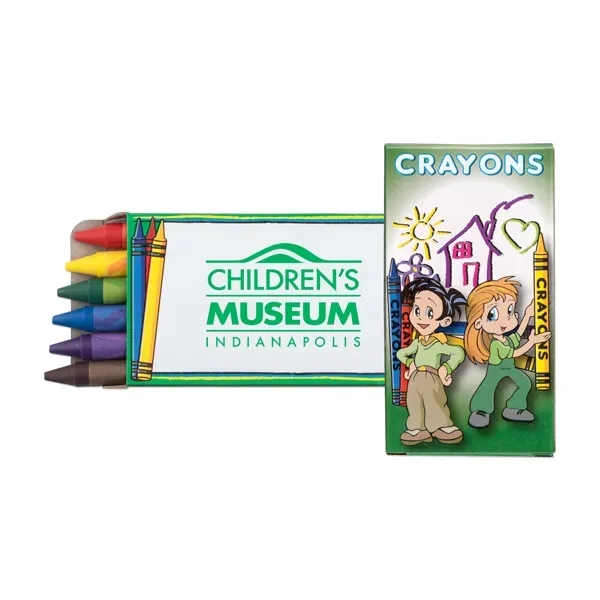 Green color option for 6 Pack Kids Crayons