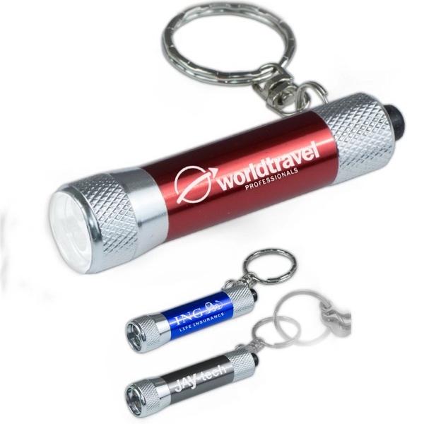 Red color option for Mini 3 Led Aluminum Keychain Keylight
