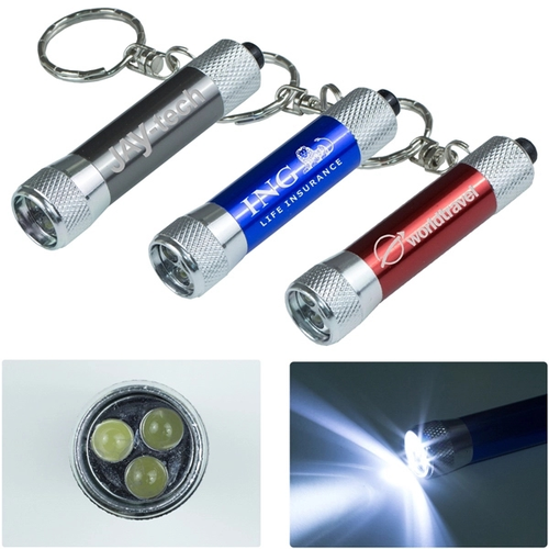 Main photo of Mini 3 Led Aluminum Keychain Keylight