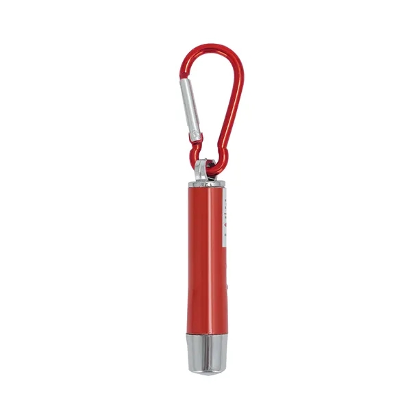 Red color option for Led Flashlight With Swivel Keychain