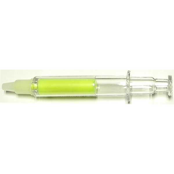 Yellow color option for Syringe Shape Highlighter Marker