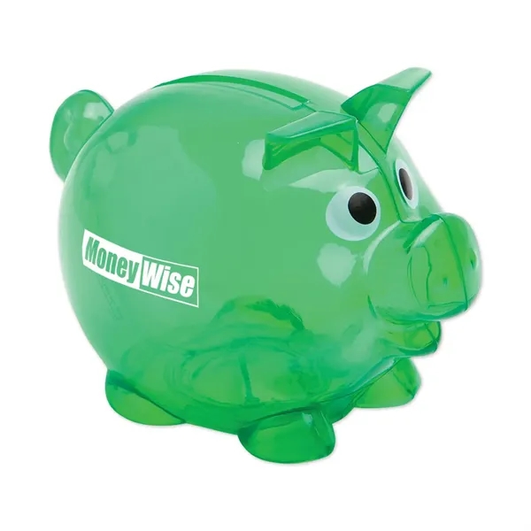 Translucent Green color option for Small Piggy Bank
