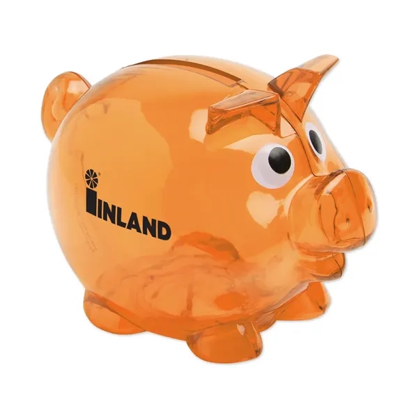 Translucent Orange color option for Small Piggy Bank