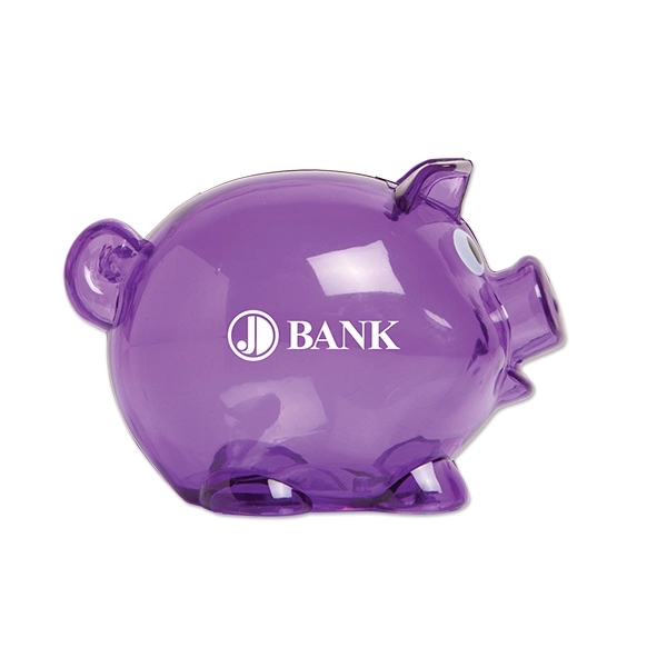 Translucent Purple color option for Small Piggy Bank