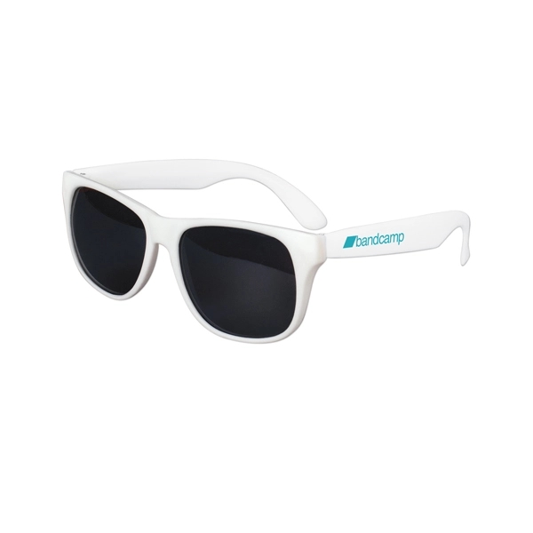 White color option for White Frame Classic Sunglasses