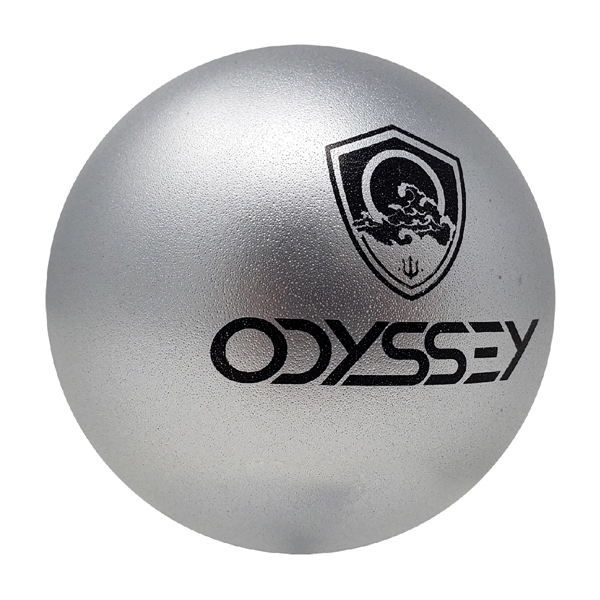 Metallic Silver color option for Round Stress Ball  Most Popular