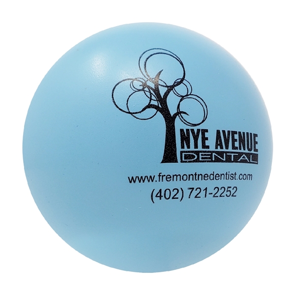 Sky Blue color option for Round Stress Ball  Most Popular