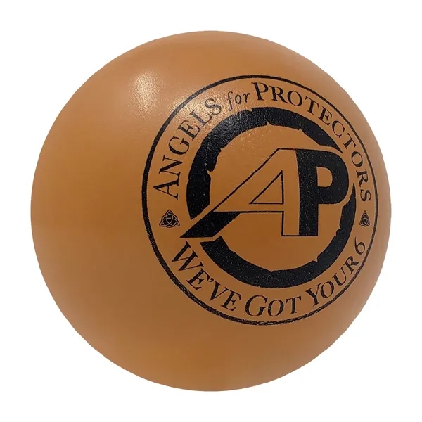 Brown (Pms 464) color option for Round Stress Ball  Most Popular