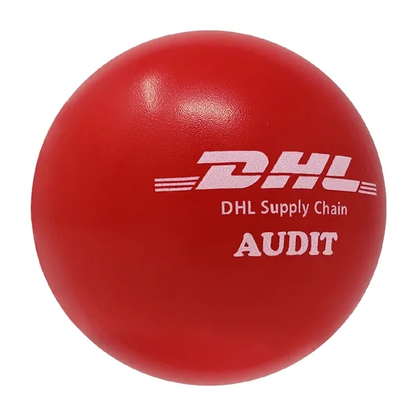Red (Pms 186) color option for Round Stress Ball  Most Popular