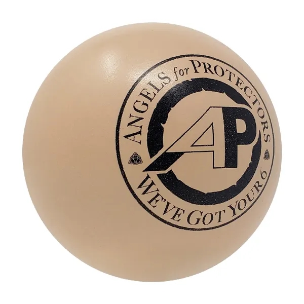 Tan (Pms 722) color option for Round Stress Ball  Most Popular