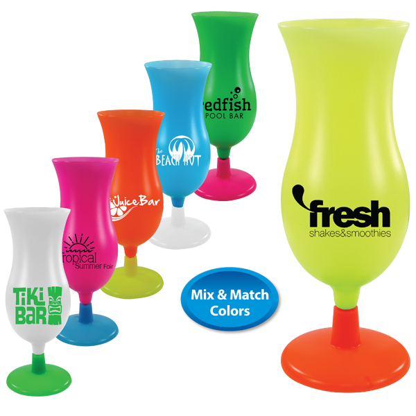 White color option for 14 Oz. Mix & Match Hurricane Cup