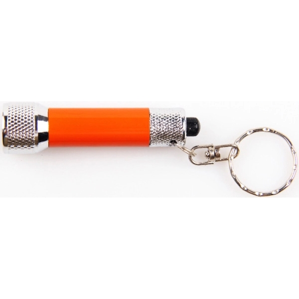 Orange color option for 5 Led Metal Flashlight With Anti Explosive Batteries