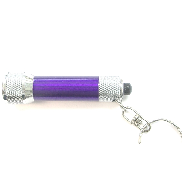 Purple color option for 5 Led Metal Flashlight With Anti Explosive Batteries