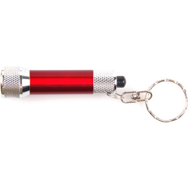 Red color option for 5 Led Metal Flashlight With Anti Explosive Batteries