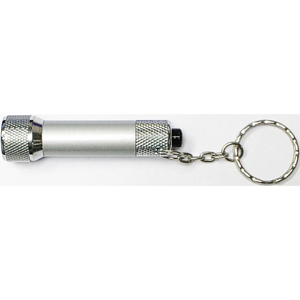 Silver color option for 5 Led Metal Flashlight With Anti Explosive Batteries