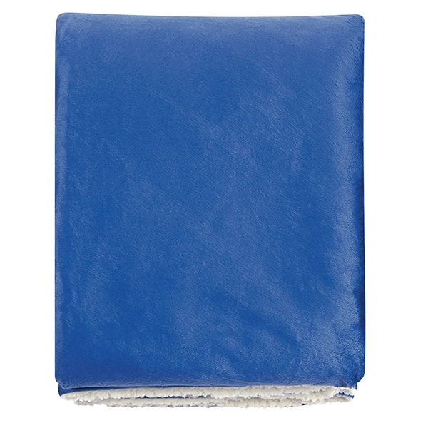 Royal Blue color option for Warm Comfy Sherpa Blanket