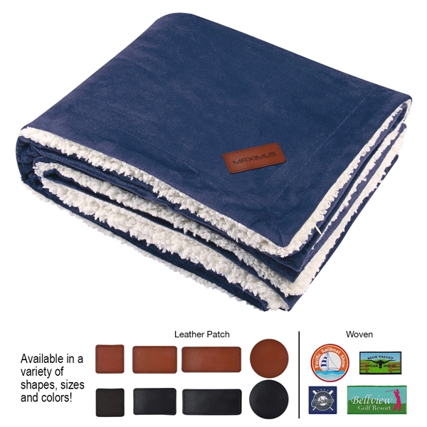 Navy Blue color option for Sherpa Blanket