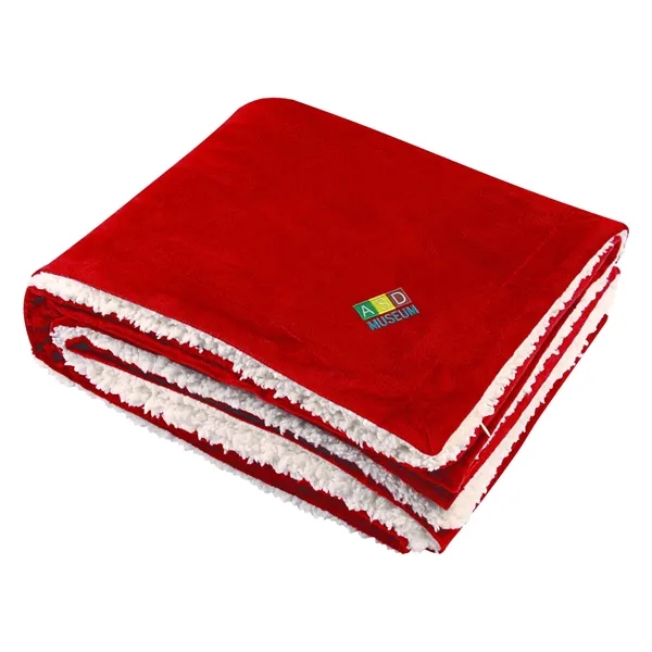 Red color option for Sherpa Blanket