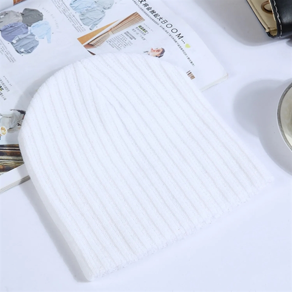 White color option for Value Knitted Stripe Beanie