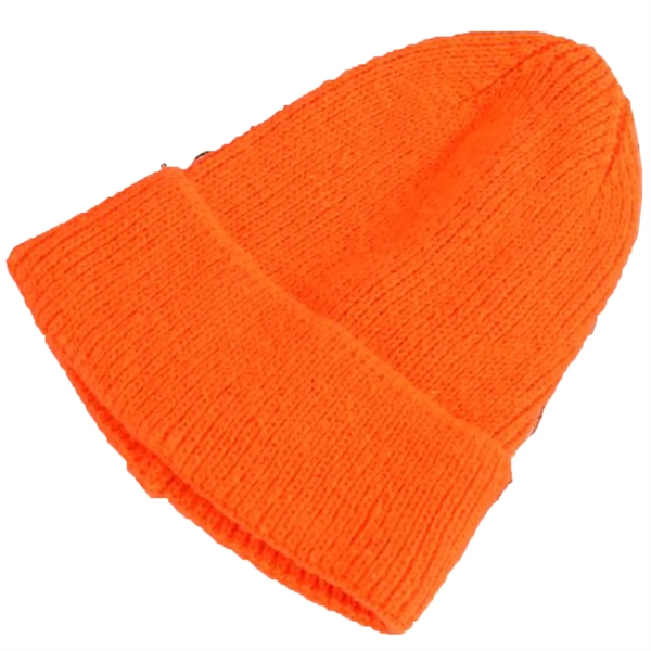Orange color option for Value Kid's Knitted Cuffed Beanie