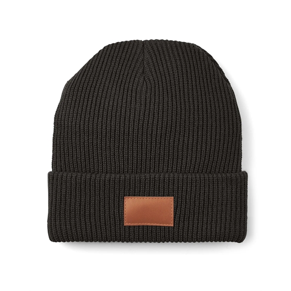Black color option for Leeman Cuffed Rib Knit Beanie