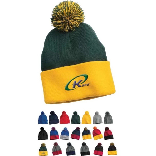 Main photo of Sportsman 12" Pom Pom Knit Beanie
