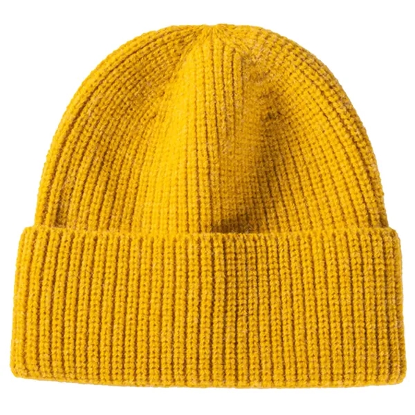 Ginger color option for Unisex Cuffed Knitted Beanie With Custom Logo