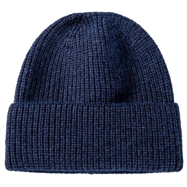 Navy Blue color option for Unisex Cuffed Knitted Beanie With Custom Logo