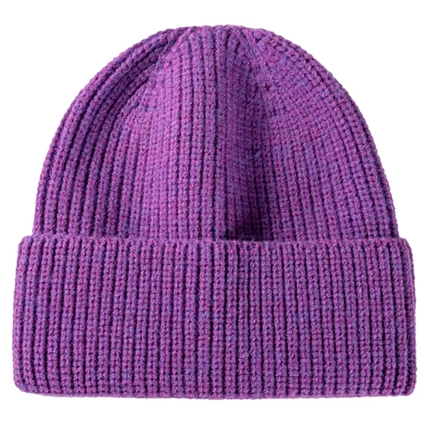 Purple color option for Unisex Cuffed Knitted Beanie With Custom Logo