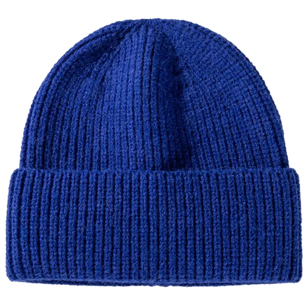 Sky Blue color option for Unisex Cuffed Knitted Beanie With Custom Logo