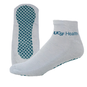 Photo of Import Polyester Footie Tread Socks With Knit In Design
