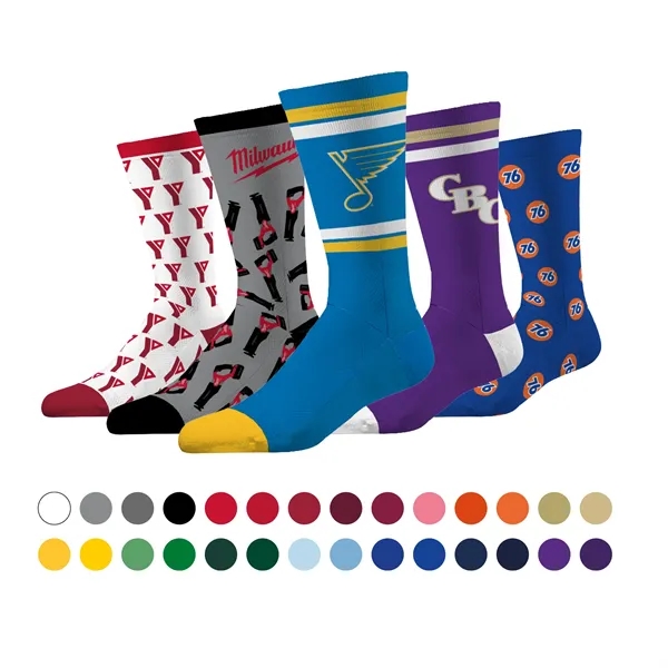 Navy Blue color option for Saver Woven Crew Sock