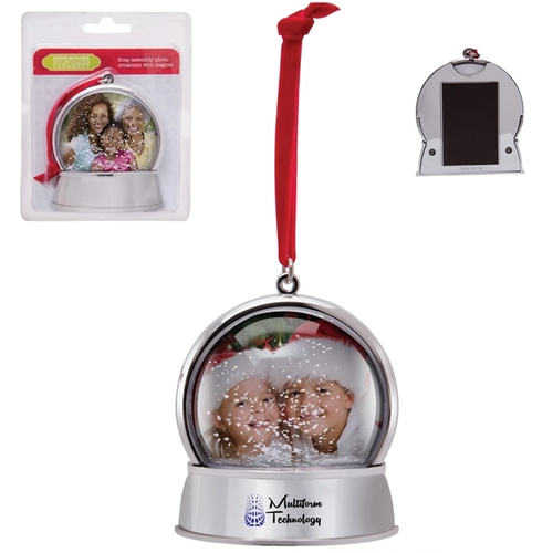 Main photo of Magnetic Snow Globe Holiday Christmas Tree Ornament