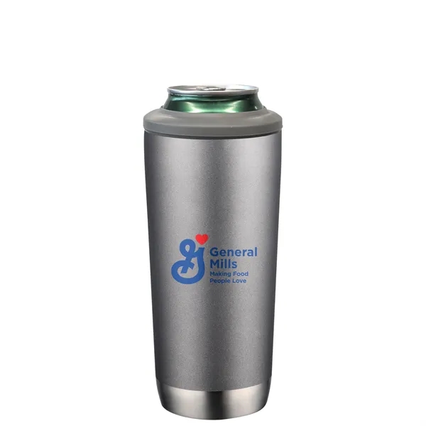 Gray color option for 5 In 1 Insulated Stainless Steel Can Or Bottle Cooler