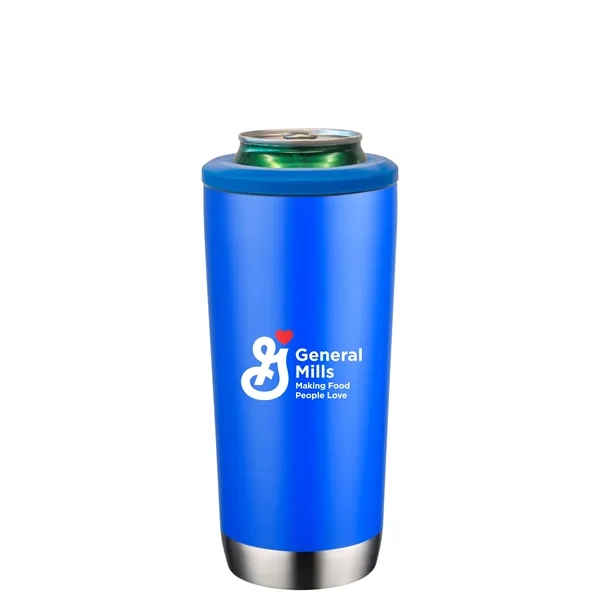 Royal Blue color option for 5 In 1 Insulated Stainless Steel Can Or Bottle Cooler