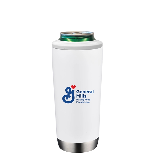 White color option for 5 In 1 Insulated Stainless Steel Can Or Bottle Cooler