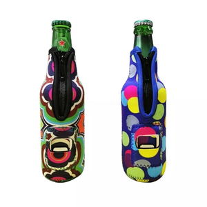 Photo of 12 Oz. Neoprene Sublimated Bottle Cooler With Opener
