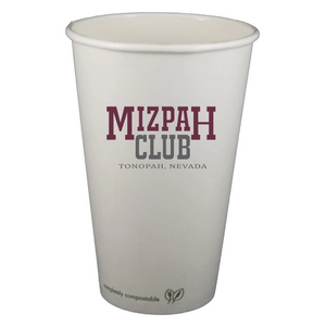 Photo of 16 Oz. Compostable Paper Hot Cup