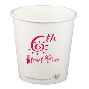 Photo of 4 Ounce Compostable Paper Hot Cup