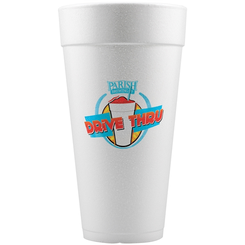 Main photo of 24 Oz Foam Cup   White   Digital