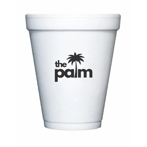 White color option for 12 Oz. Foam Cup