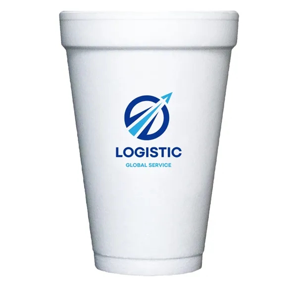 White color option for 24 Oz. Foam Cup