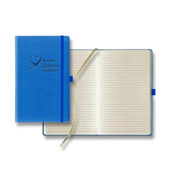 Blue color option for Tucson Medio Lined Ivory Page Journal