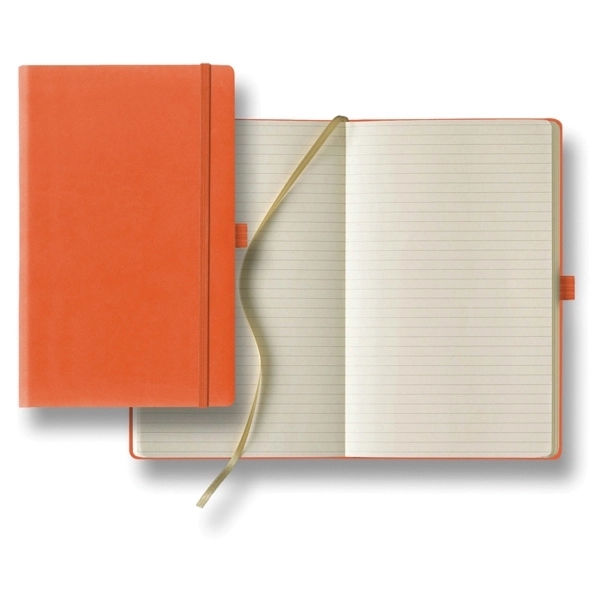 Orange color option for Tucson Medio Lined Ivory Page Journal