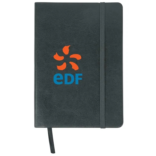 Charcoal color option for Soft Premium Pu Leather Notebook