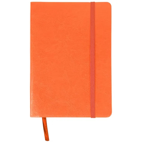 Orange color option for Soft Premium Pu Leather Notebook