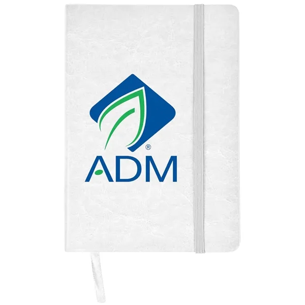 White color option for Soft Premium Pu Leather Notebook